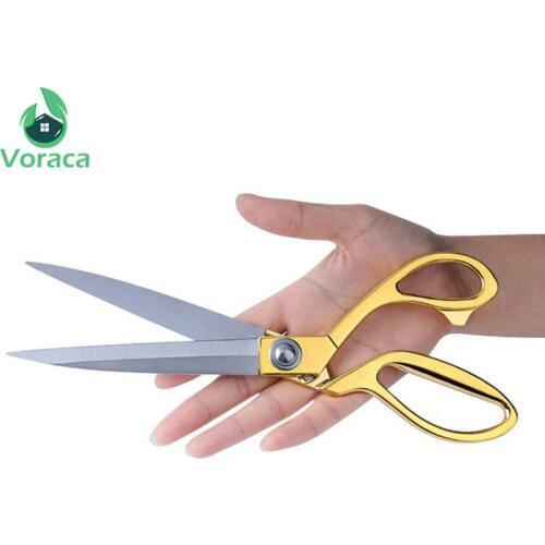 Vintage Tailor Scissors Stainless Steel Sewing Cut Craft Fabric Dressmaking Scissor Textile Cutter Tailor Shear Sewing Tools