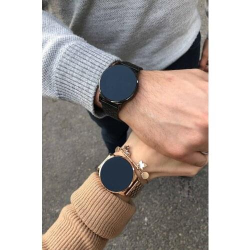 Re-Nox Couple Girlfriends Metal Cord Led Waterproof Wristwatches