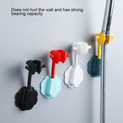 High Quality 1PC Shower Head Holder Hanger Wall-Mounted Showerhead Bracket Self-Adhesive Adjustable Rack