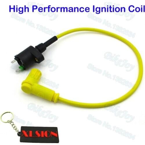 Yellow 12V Racing Ignition Coil For 50cc 70cc 90cc 110cc 125cc 140cc 150cc 160cc 170cc 180cc Pit Dirt Bike CRF50 SSR Thumpstar