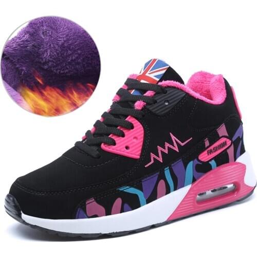 Winter women snow boots women warm push ankle boots female high wedge waterproof boots rubber hiking boots shoes