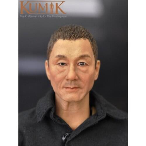 1/6 male soldiers kumik KM16-41 Korean male star hair hair head sculpt KNL HOBBY for action figures