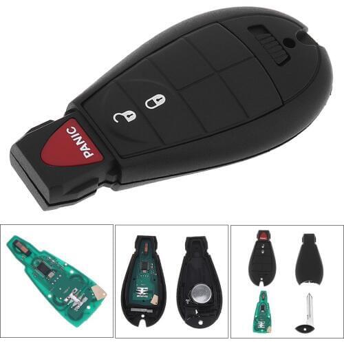 433MHz 3 Buttons Uncut Replacement Keyless Entry Remote Transmitter Key Fob IYZ-C01C / M3N5W783X for Dodge Chrysler 2008-2012