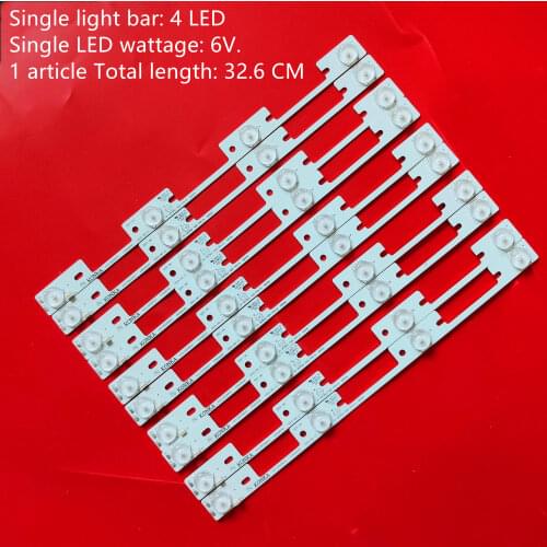 50Pieces for Konka 39 inches TV KDL39SS662U 35018339 Konka 40 inches KDL40SS662U 35019864 326mm 6V