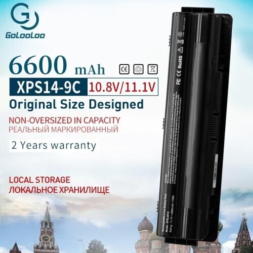 6600mAh 9Cells New Laptop Battery For Dell XPS L401x L501x L502x L701x L702x L721x J70W7 JWPHF R795X WHXY3 R4CN5 11.1V