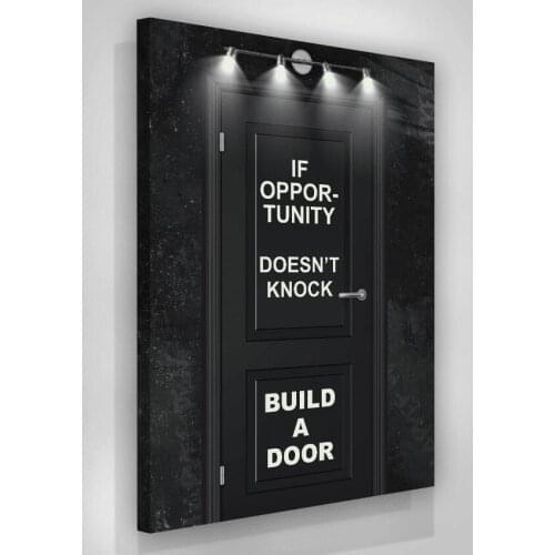 Black White Posters HD Motivational Quotes Wall Art Print On Canvas Painting Prints Wall Pictures Bedroom Office Home Decor