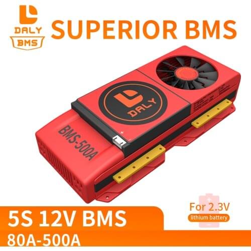 Daly 5S Lto 18650 Bms with Fan12V 20A 40A 60A Lithium Battery System Lto Bms Pcm Pcb for Solar E-Bike Scooter Inverter