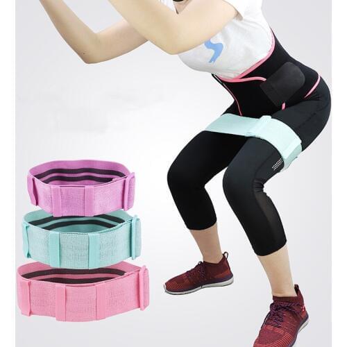 Adjustable Cotton Latex Hip Exercise Resistance Bands Booty Leg Elastic Circle Loops Men Women Workout Fitness Squat Bands New