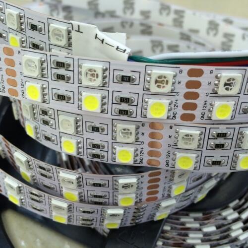 5M DC 12V Double Row Non waterproof 5050 SMD RGBW/RGBWW Flexible LED RGBW Strip
