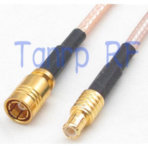 50CM Pigtail coaxial jumper cable RG316 extension cord 20in SMB female jack to MCX male plug RF adapter connector