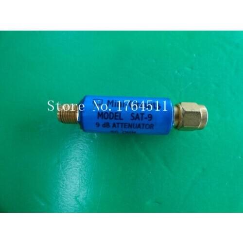 [LAN] switch MINI SAT-9 DC-1.5GHz Att:9dB 2W SMA coaxial fixed attenuator --5PCS/LOT