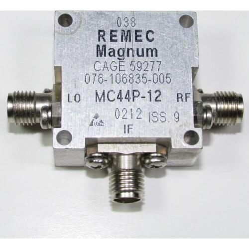 MAGNUM MC44P - 12 4-12 GHZ SMA rf microwave coaxial double balanced mixer