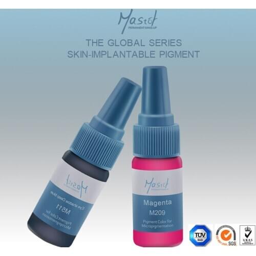 Mastor Semi Permanent Makeup Eyebrows Lips Eyeliner Microblading Pigment Tattoo Inks
