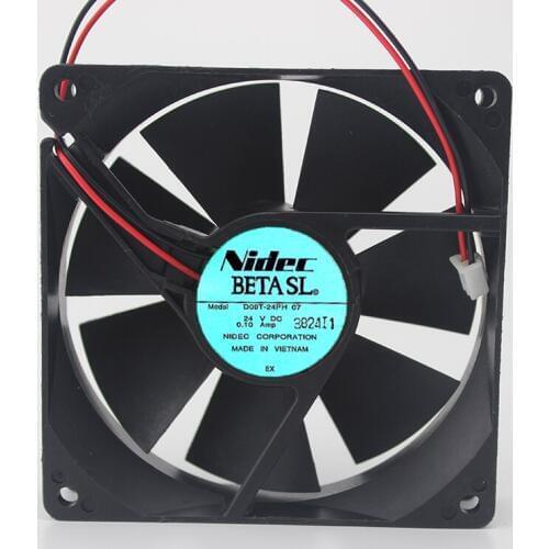 Genuine D09T-24PH 07 24V 0.10A 9CM 9025 2-wire inverter fan
