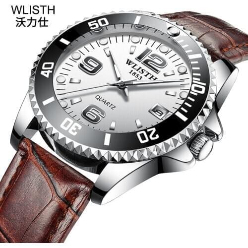 2020 New WLISTH Design Brand Luxury Watches for Men Watch Date Sport Watches Waterproof Movement Wristwatch Relogio Masculino