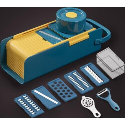 Vegetable Chopper Slicer Multifunctional Cutter Fruit Potato Peeler Carrot Grater Kitchen Accessories Helper Vegetable Basket