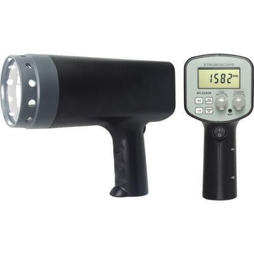 Handheld DT-2350PA Stroboscope Xenon lamp Flash Type Meter 50-12,000 FPM Non-contact Measure Rotative Velocity Tester