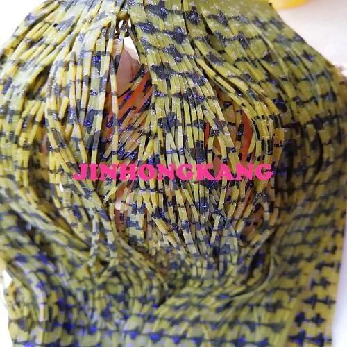 Fishing Lure Silicone Skirt Layers,Silicone Skirt Material for Tackle Craft, DIY Spinner, Rubber Jigs, Buzzbait--72