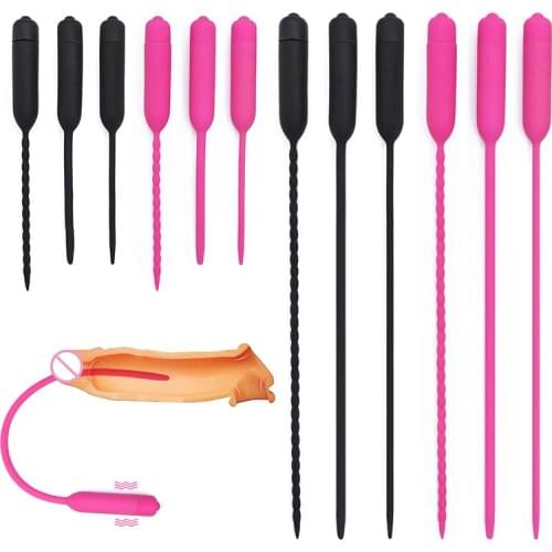 Silicone Eroticos Urethral Catheter Dilators Penis Plug Stimulation Glans Sex Toys For Men Masturbators Adult Games Sex Products