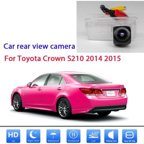 Rear Camera For Toyota Crown S210 2014 2015 CCD Full HD Night Vision Waterproof Backup license plate Camera