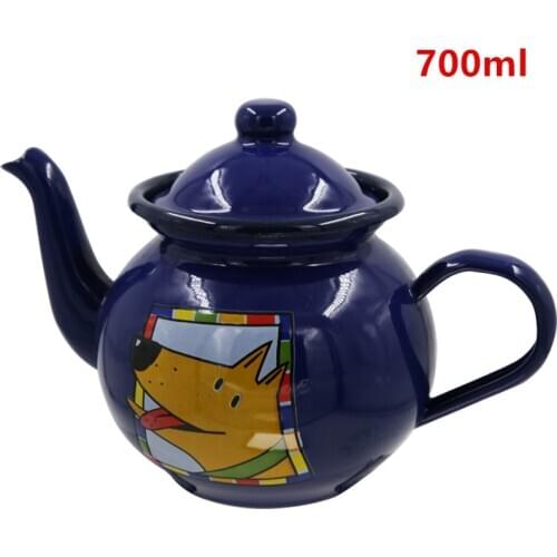 1Pcs Ceramic Tea pot Chinese Cartoon Dog Porcelain Teapot Drinkware KungFu Tools Tea Pot Set 700ml Tea Ceremony Gift