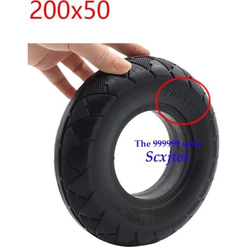 200*50 Solid Tire 200X50 Solid Explosion-Proof Tire For Razor Scooter Gas Scooter Electric Scooter Vehicle Tyre Accessories