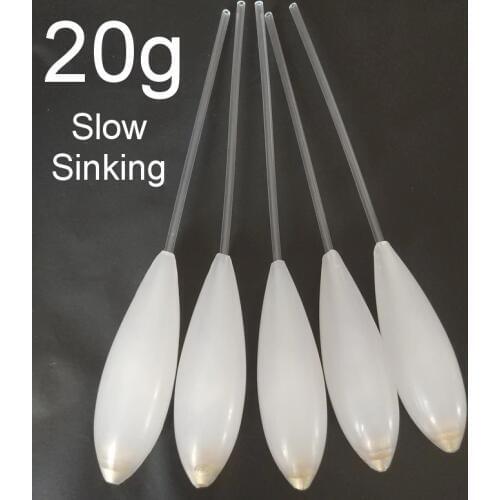 5 pcs long disatance casting SPIROLINO FORELLE POSEB slow sinking suspending intermediate Bombarda fly fishing spinning float