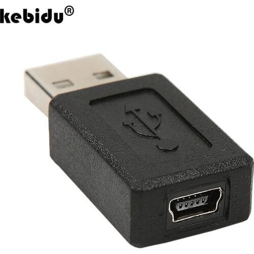 Kebidu USB 2 0 A male to Mini USB B Type Female B M/F Adapter Connector Converter High speed data rate up to 480Mbps