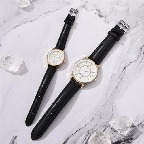 Simple Rome Dial Women Fashion Watches Lovers Leather Ladies Bracelet Wristwatches 2020 Casual Female Quartz Clock Montre Femme
