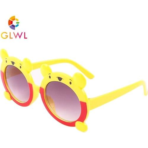 2021 Kids Sunglasses Girls Children Sun Glasses Baby Boy Eyeglasses Cute Infant Shades Red Lenses New Cartoon Mirror Wholesale