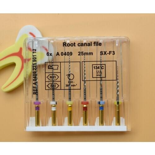 Dental super files endo rotary files endodontic niti files 21mm 25mm 31mm nickel titainium instrument dental tool