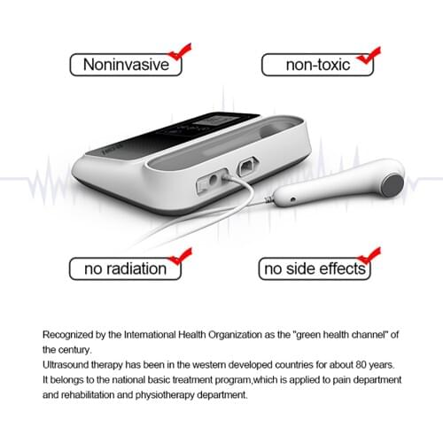 Physical Therapy Ultrasound Ultrasonic Pain Relieve Shock wave Instrument for home use