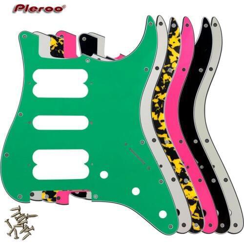 Quality Guitar Pickguard -For US 11 Screw Holes Player Startocaster Humbucker Single HSH Scratch Plate