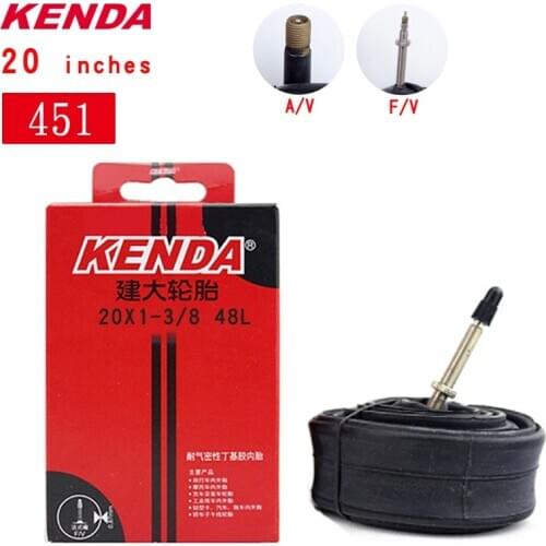 Kenda Bicycle Inner Tube 20*1 1-1/8 1-3/8 American valve French valve 20Inch Cycling Mountain Bike Butyl Rubber Tire parts