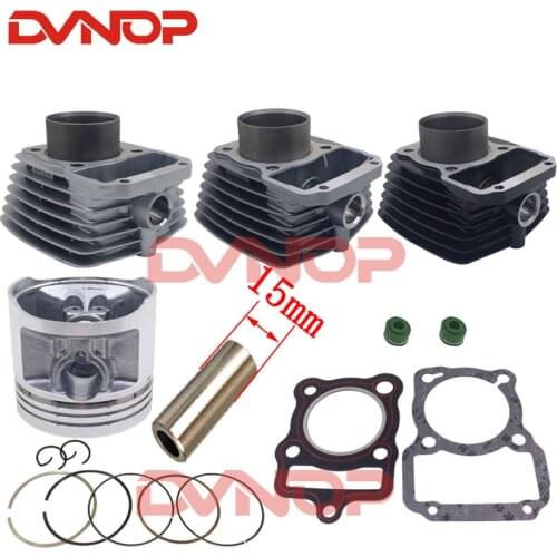 Motorcycle Cylinder Kit 15mm Pin For Honda CG125 ZJ125 CG ZJ 125 125cc Engine Spare Parts