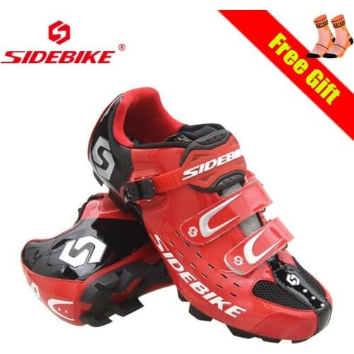 SIDEBIKE Cycling Shoes Men Sapatilha Ciclismo Mtb Self-locking Breathable Mountain Bike Shoes Racing Outdoor Bike Mtb Sneakers
