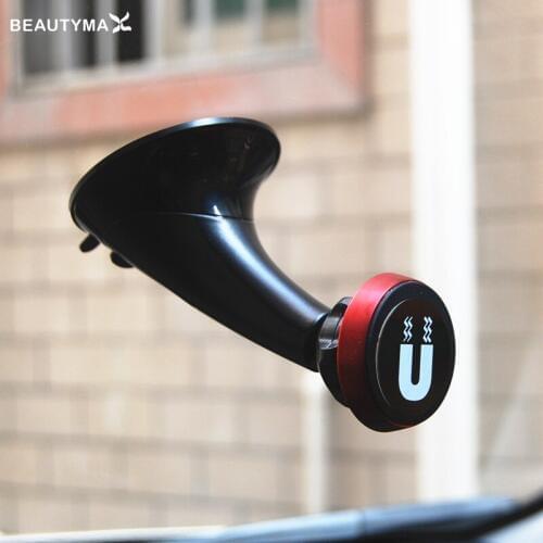 BEAUTYMAX Magnetic Car Phone Holder In Car Windshield Stand Strong Strength Magnet Car Mount Holder for Smart Phone for iPhone 7