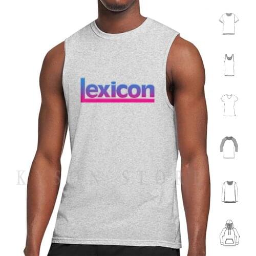 Lexicon 1983 Logo Tank Tops Vest Sleeveless Lexicon Music Music Tech Reverb Delay Vst Steve Morse Malmsteen Steve Vai Paul