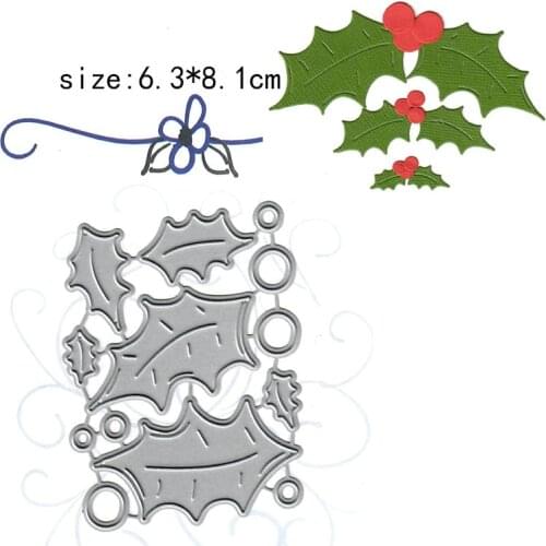 Sirius Christmas leaves dress up Metal Cutting Dies DIY Scrapbooking Embossing Craft Die dies scrapbooking nouveau arrivage 2021