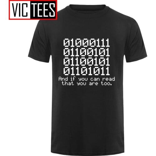 Men 0100 BINARY T-SHIRT Code Geek Nerd Tech Computing Slogan Present Funny Gift 123t Fashion T Shirts Round Neck Top Tees