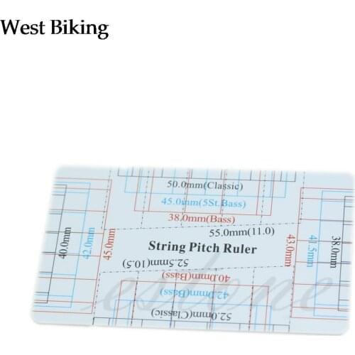 New Guitar Bass Fritz Ruler String Pitch Ruler Action Ruler Card Vernier Caliper