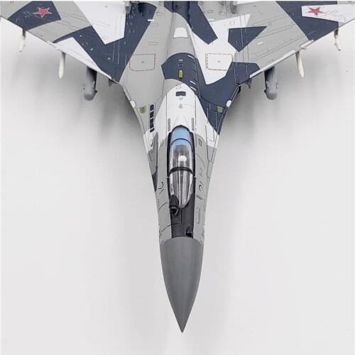 New special offer 1/100 alloy casting Russian Su-35 fighter model snow home display collection toy Christmas gift free shipping