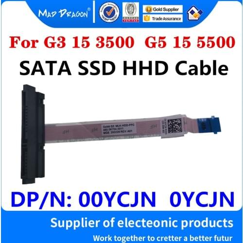 New original Laptop SATA Hard Drive Adapter wire HDD Connector Cable For Dell G3 15 3500 G3 3500 G5 15 5500 G5 5500 00YCJN 0YCJN