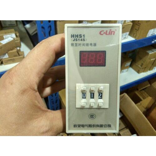 Brand new original authentic C-Lin HHS1(JS14S) Time Relay AC220V 999m 99.9s 9.99s 999s