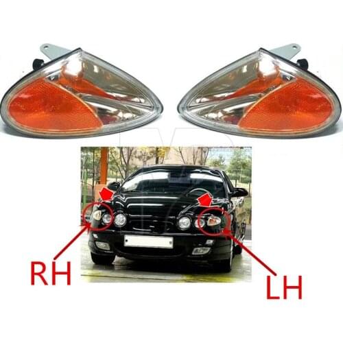 Genuine 9230127550 9230227550 Front Turn Signal Lights Lamp 1p for 1999 2000 2001 Hyundai Tiburon