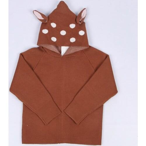 Christmas Baby Boys Girls Sweaters Knit Winter Toddler Baby Clothes with Deer Kids Christmas Sweater Childrens Sweatshirt Tops