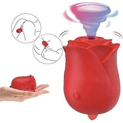 Sex Sucking Toys Rose Female Masturbator Tongue Licking Vibrating Egg Clitoris Nipple Stimulator Adult Sex Products for Women