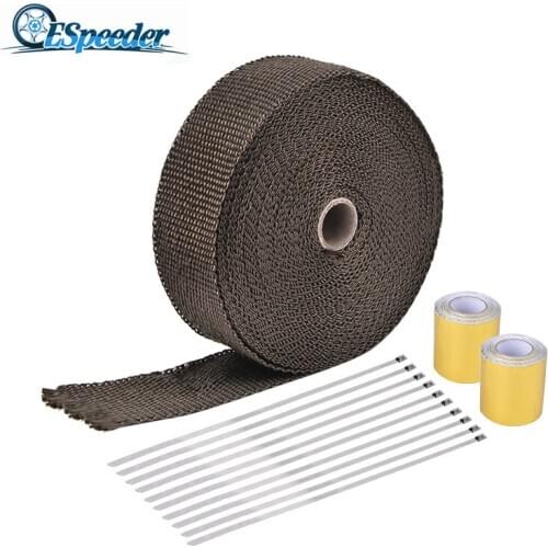 15M Thermal Tape Header Heat Wrap Exhaust Motorcycle For Universal глушитель на мотоцикл Wrap Exhaust Car Accessories