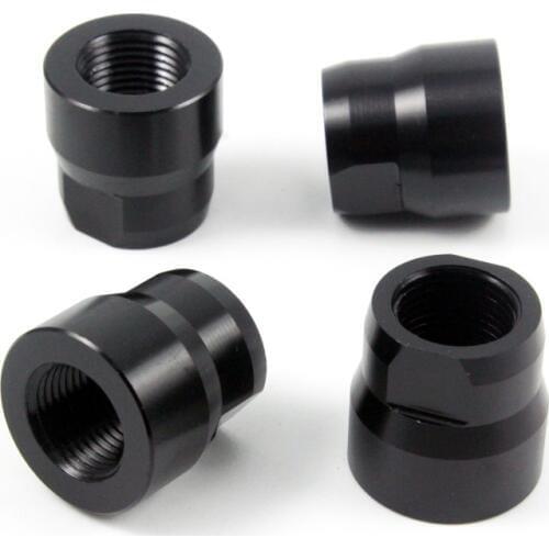 Bicycle Thru Axle M12x1.0mm Nut 1.0mm Thread Axle Nuts M12 Hubs Tube Shaft Skewer Cap 1.0mm Thread pitch Bicycle Accessories