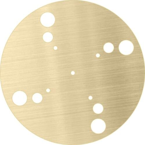 066A 2mm Thickness Record Players Pad Copper Turntable Platter Mat for Phonograph Turntable Vinyl Record Players